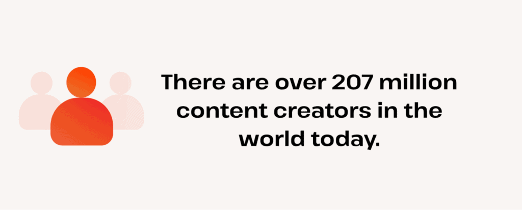 how many content creators are there