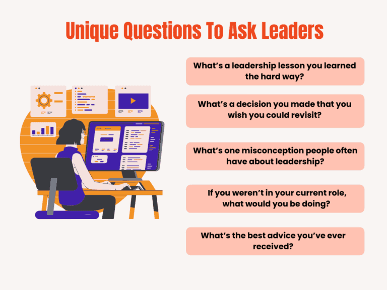 55+ Unique Questions To Ask Senior Leaders (2025 Version)