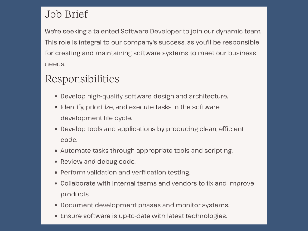 hiring remote employees in other countries - job description example