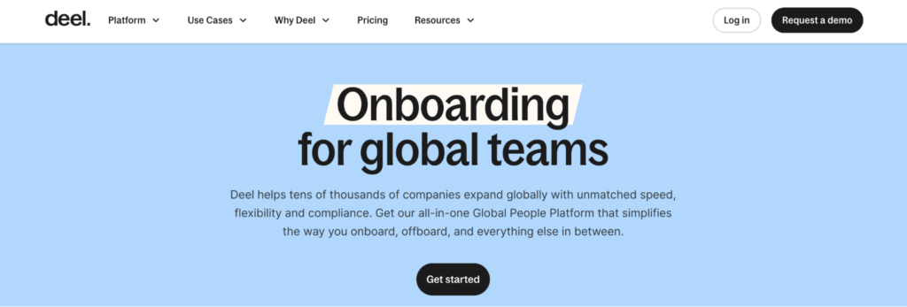 hiring remote employees in other countries - Deel