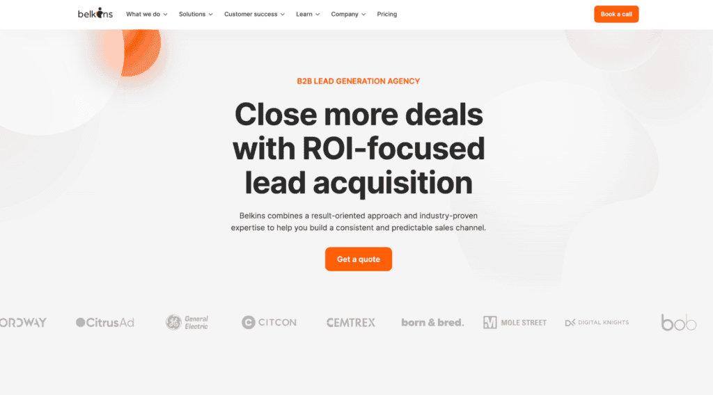 b2b sales outsourcing companies - belkins