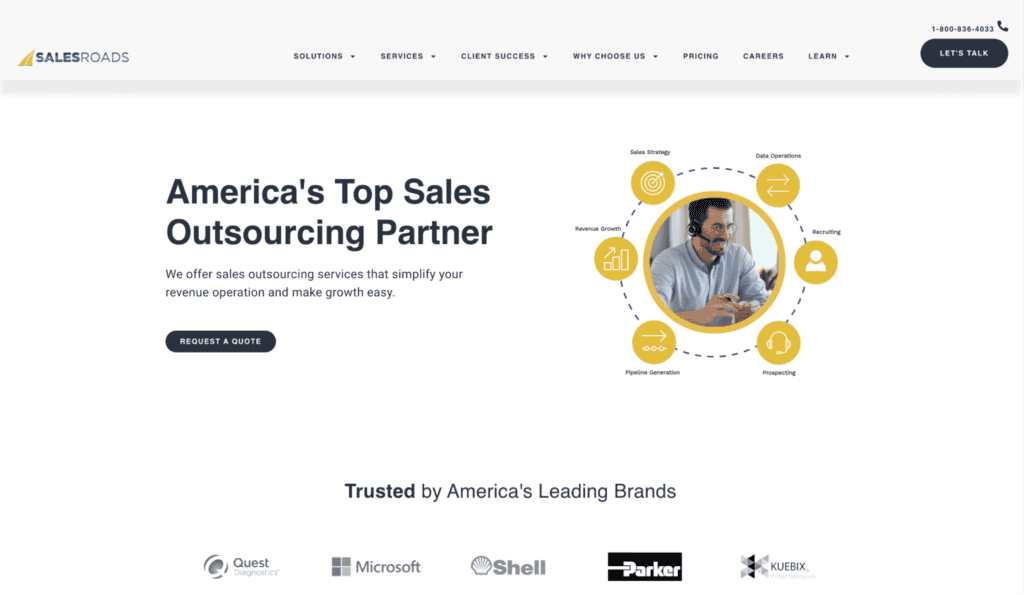 b2b sales outsourcing companies - salesroads