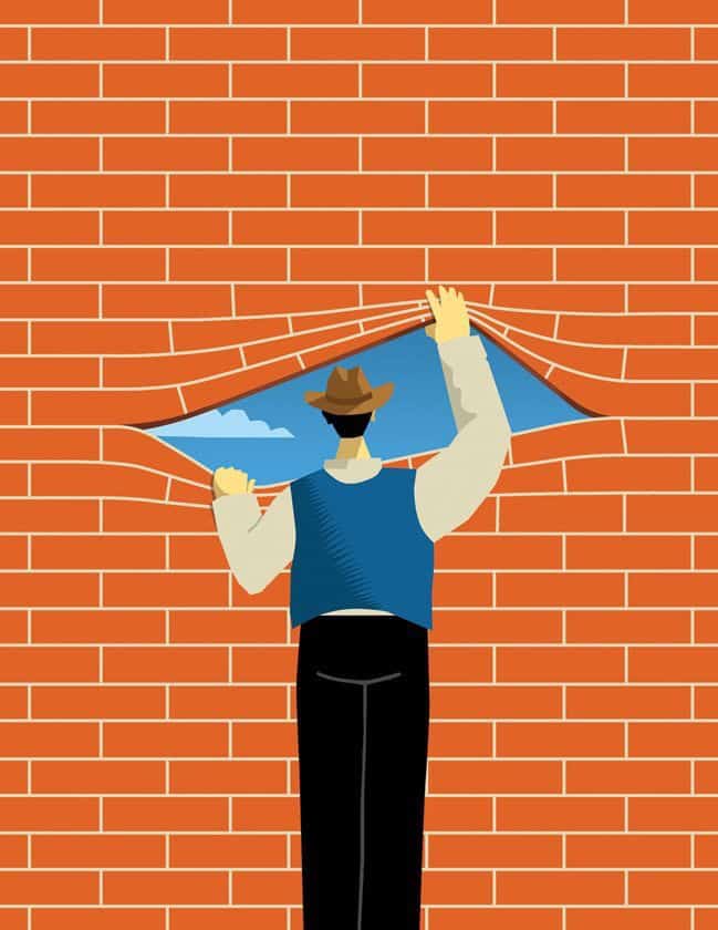 inspirational quotes about hard work - The brick walls are there for a reason. They are not there to keep us out but to show us how badly we want something