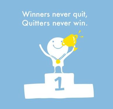 inspirational quotes about hard work - You just can’t beat the person who never gives up
