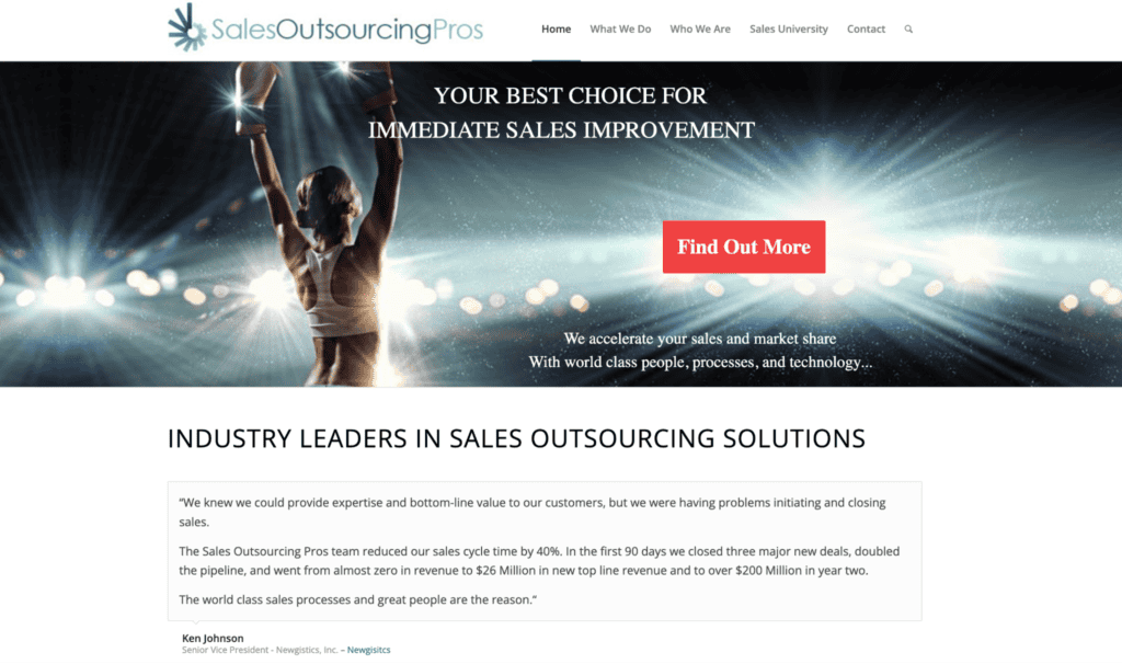 b2b sales outsourcing companies - sales outsourcing pros