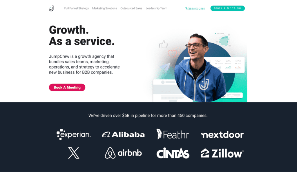 b2b sales outsourcing companies - JumpCrew