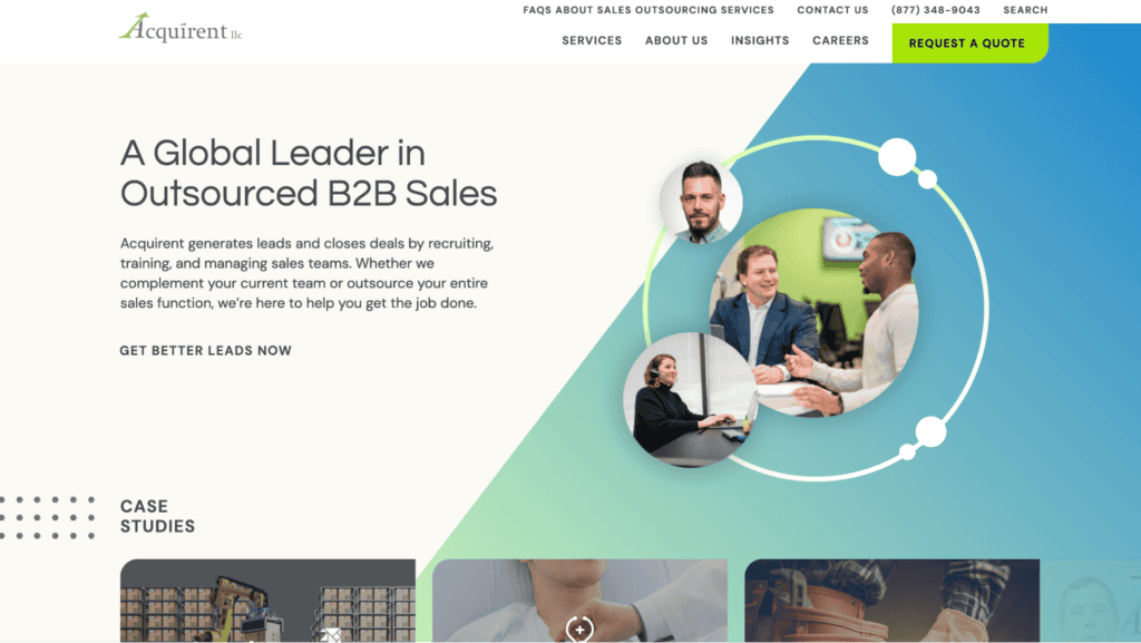 b2b sales outsourcing companies - Acquirent