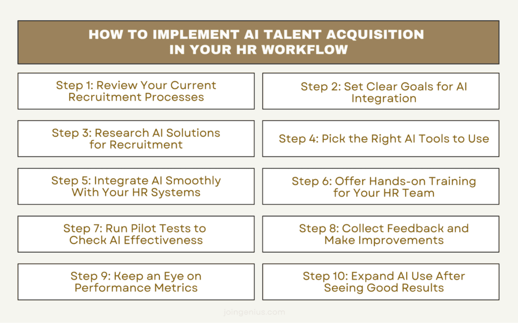 ai in talent acquisition - How To Implement AI Talent Acquisition In Your HR Workflow