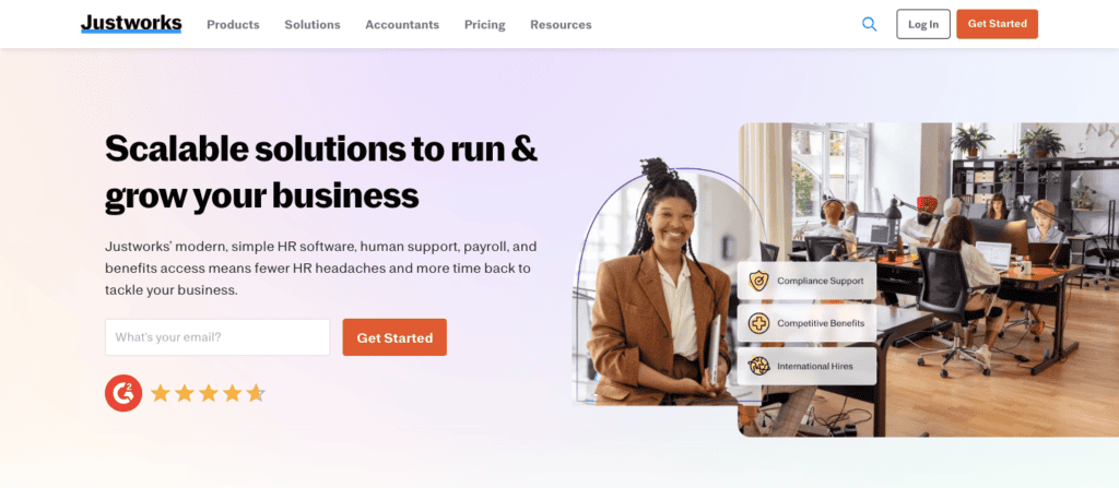 hr outsourcing companies - Justworks