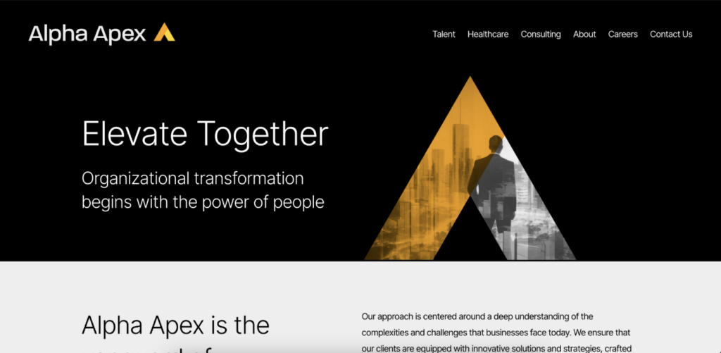 executive search firm - alpha apex