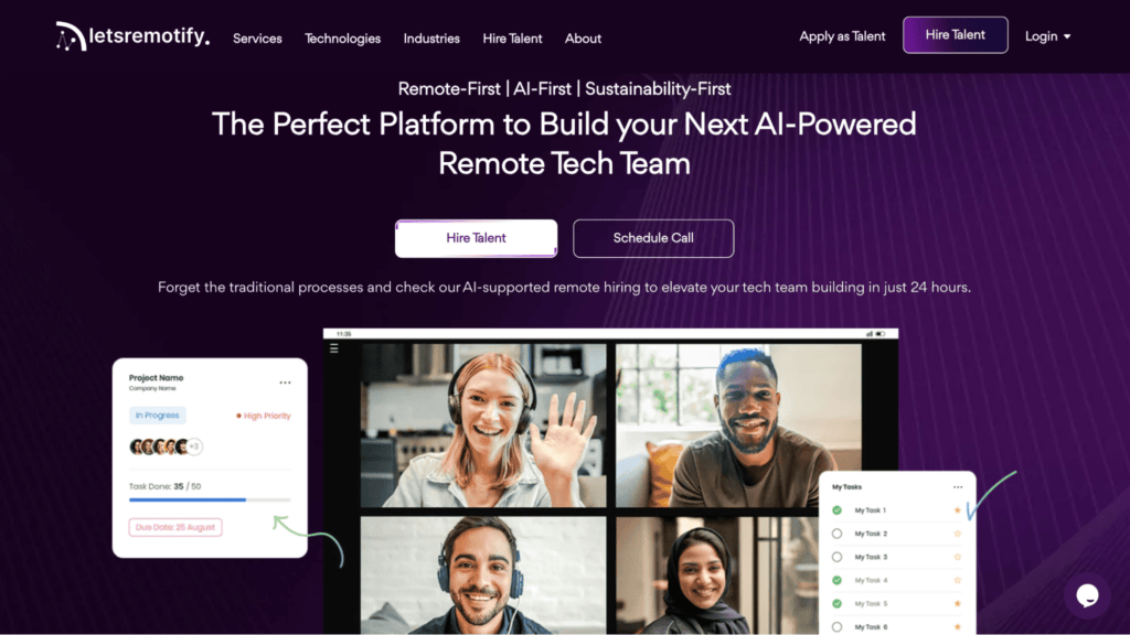 hire project manager - letsremotify