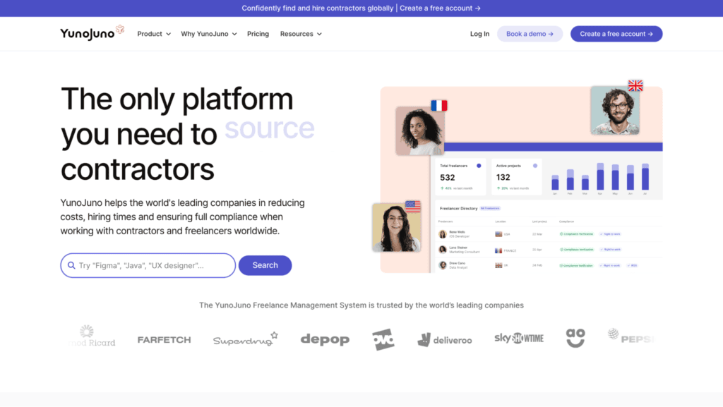 hire project manager - yunojuno
