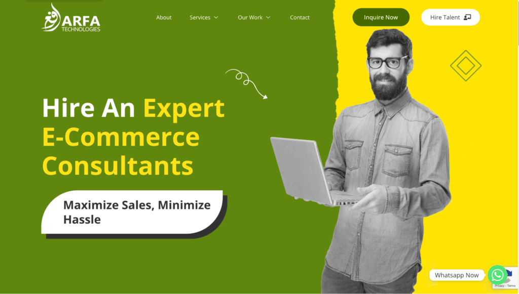 hire ecommerce consultant - Arfa Technologies