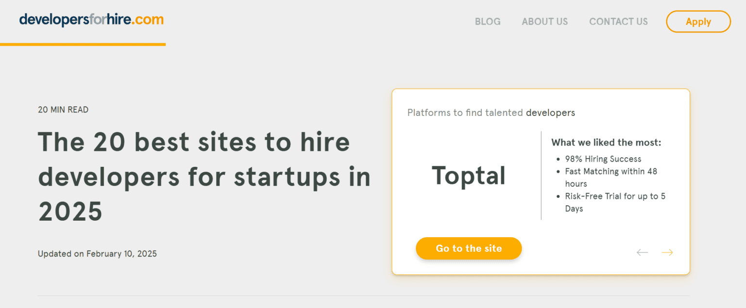 18 Best Platforms To Hire Expert Game Developers 2025
