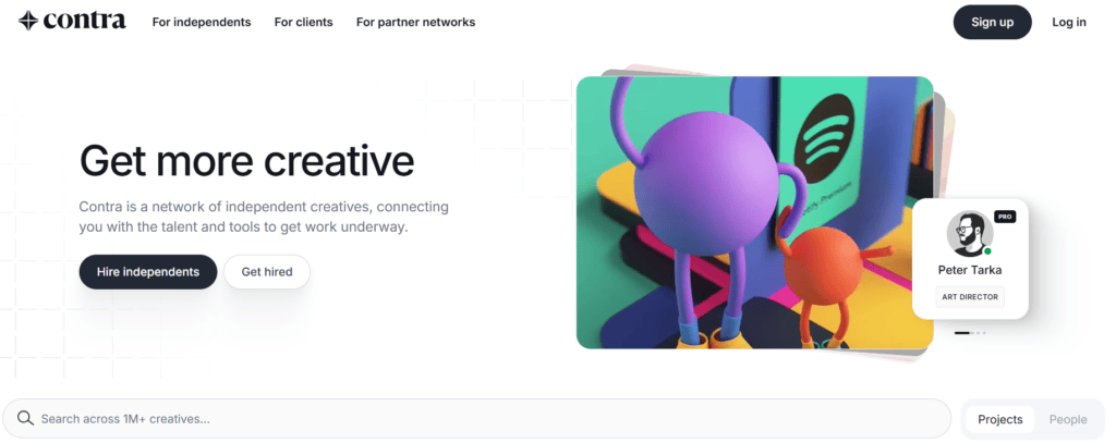 Hire Online Community Manager - Contra