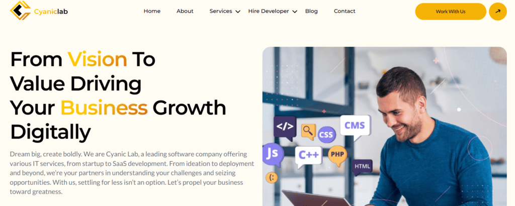 Hire Next.js Developer - Cyanic Lab