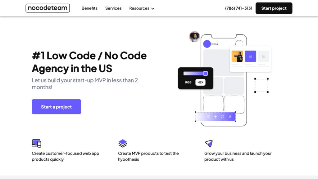 hire bubble io developer - no code team