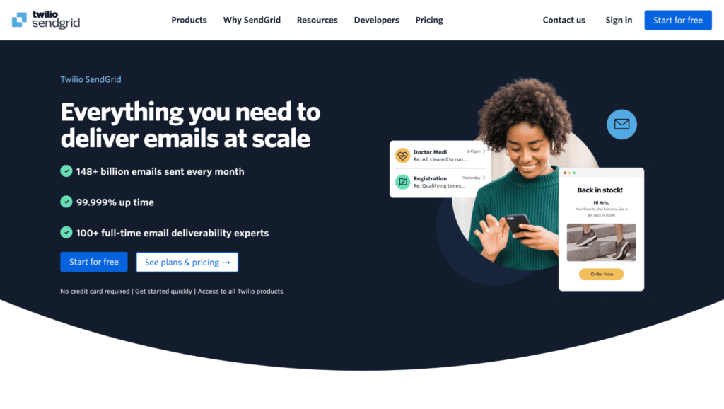 hire email deliverability expert - twilio sengrid