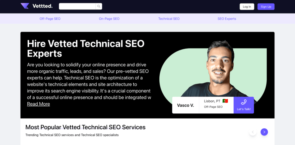 hire technical seo expert - vetted