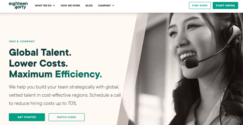 Hire Sales Representative - 1840 & Company