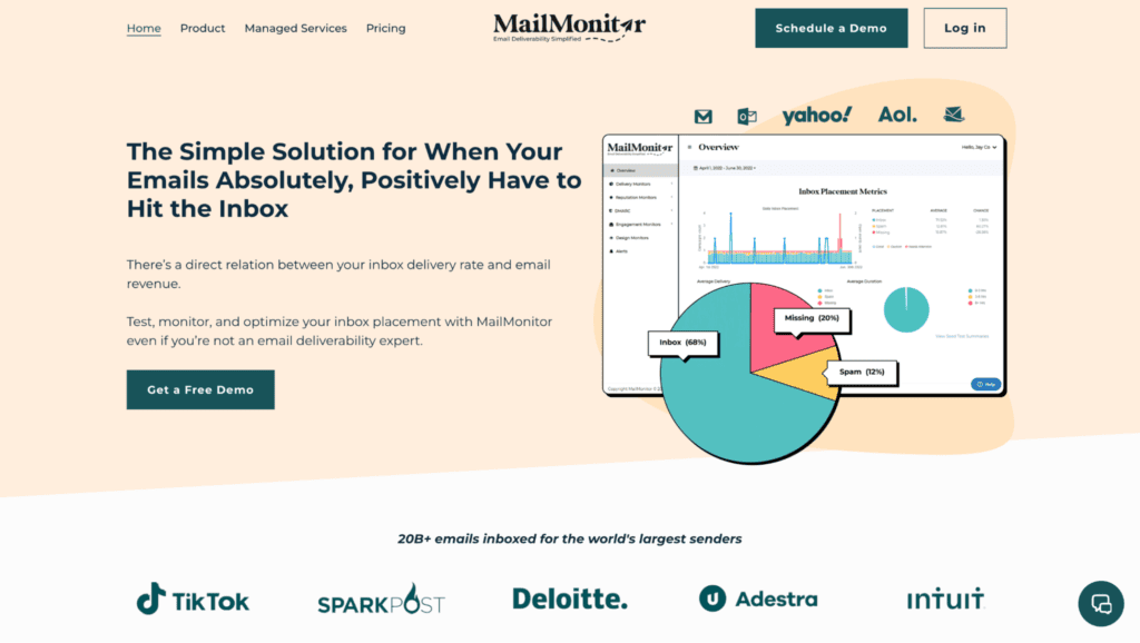 hire email deliverability expert - mail monitor