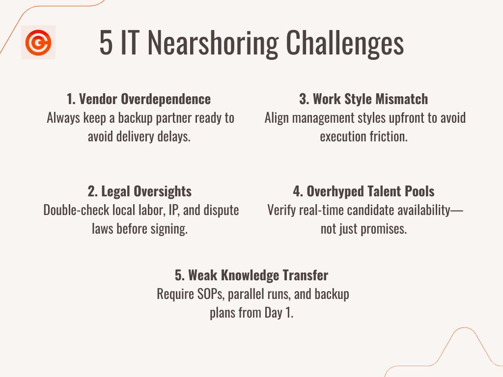 IT Nearshoring - Challenges