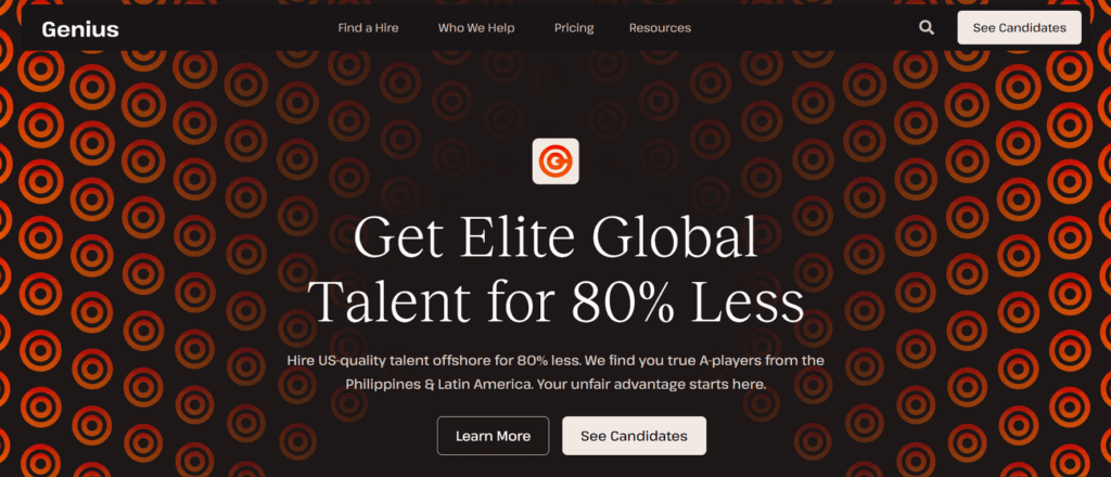 Nearshore Outsourcing Talent - Genius