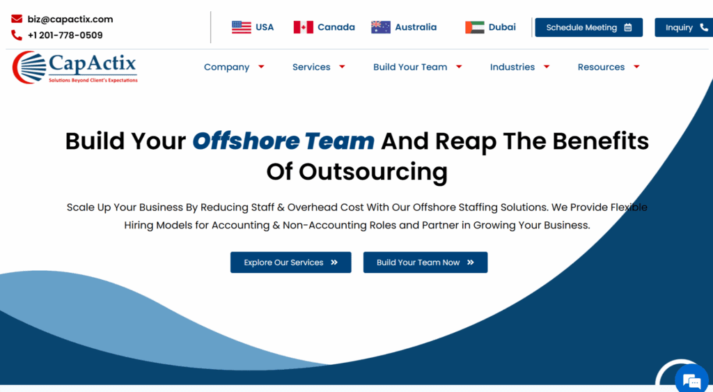 offshore accounting services - CapActix Business Solutions