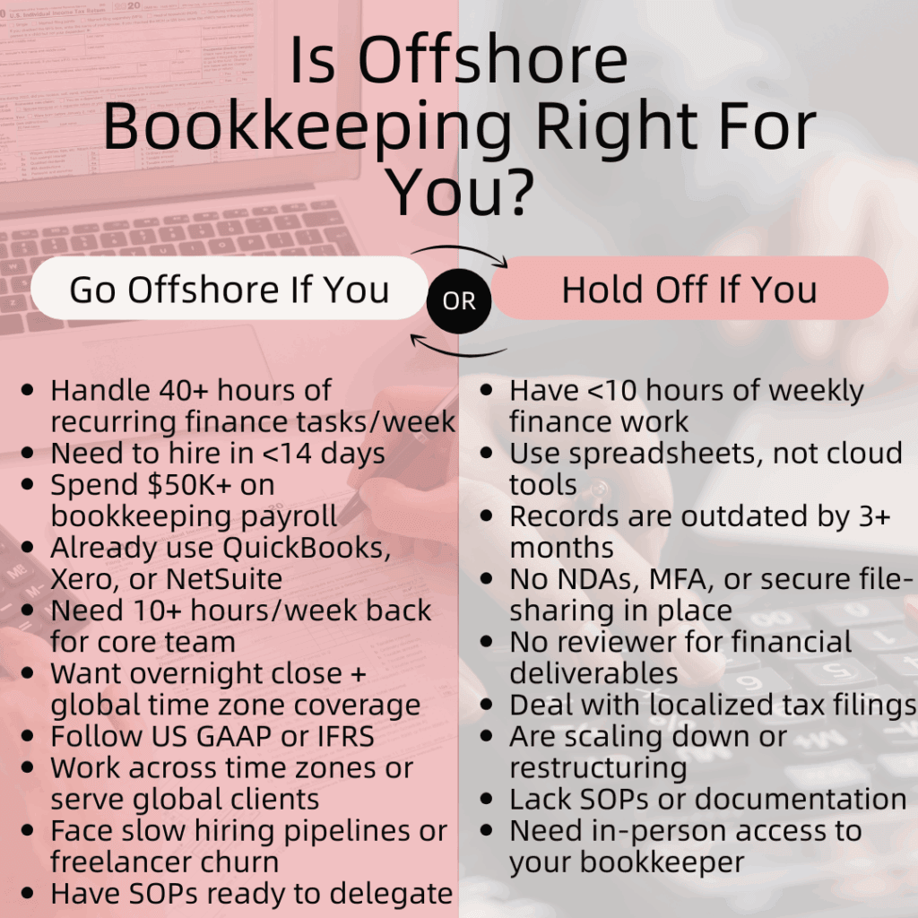 Benefits Of Offshore Bookkeepers - Decision Framework