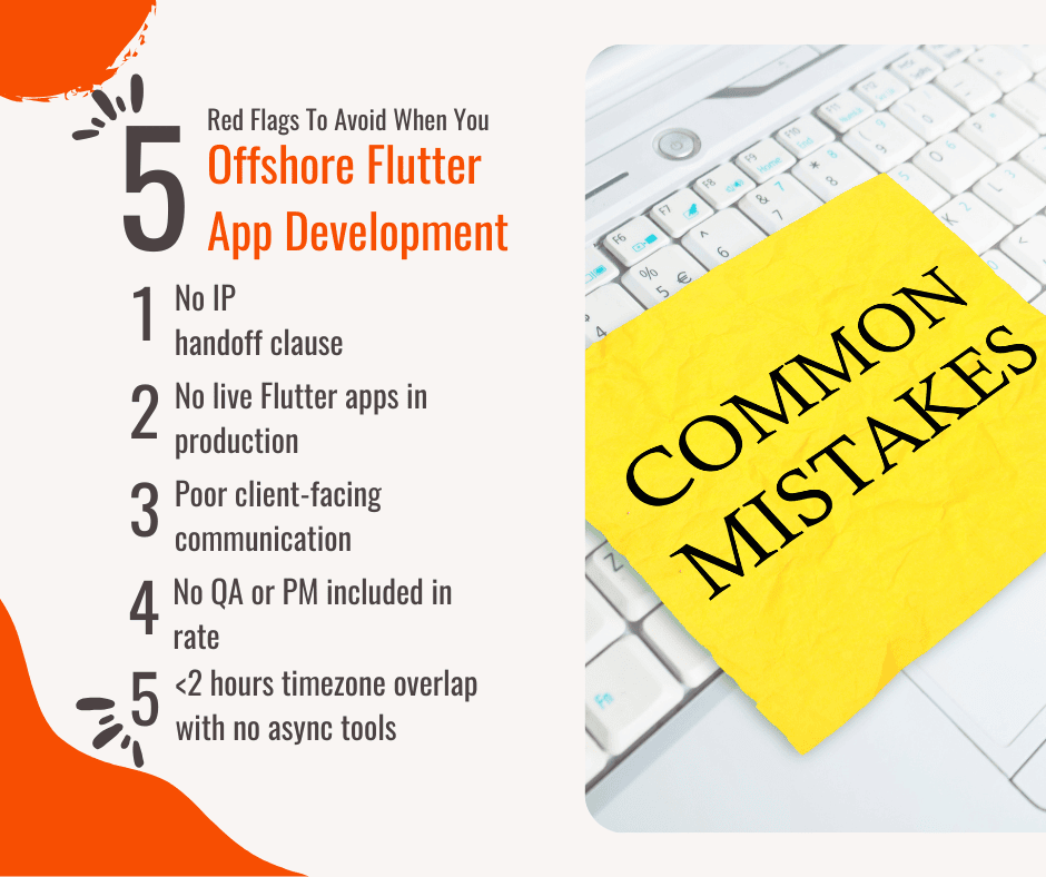 Offshore Flutter App Development - Red Flags