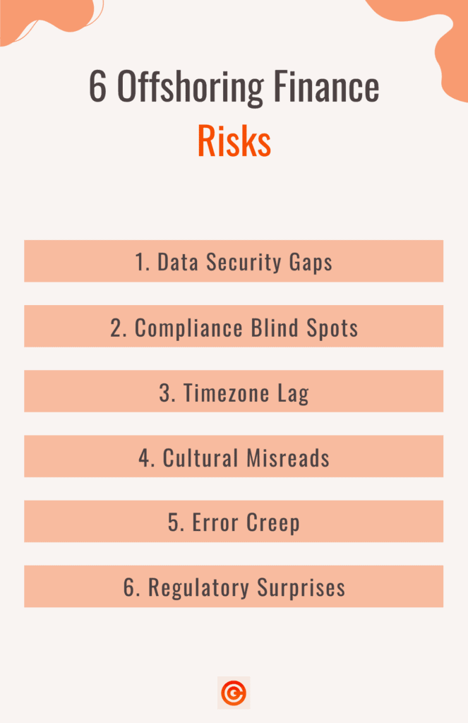 Offshoring Finance - Risks & Cons