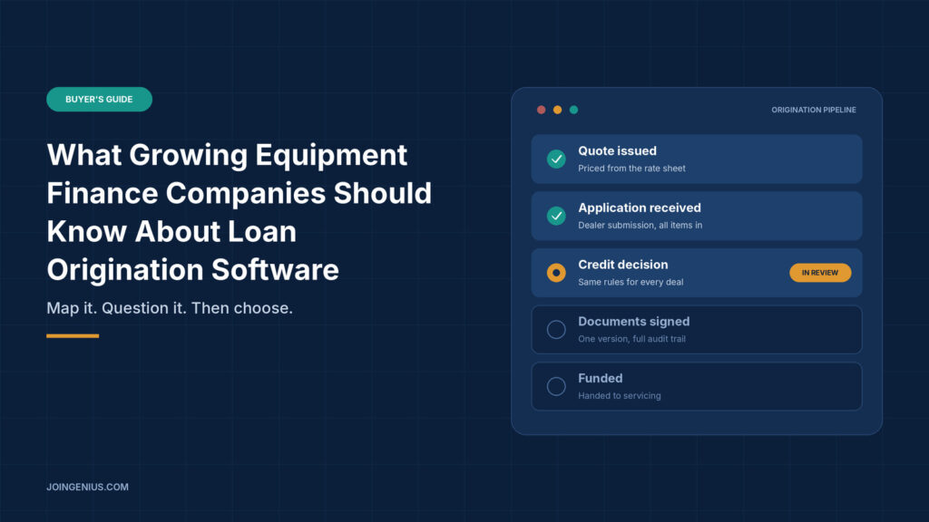loan origination software