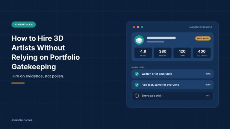 hire 3d artist