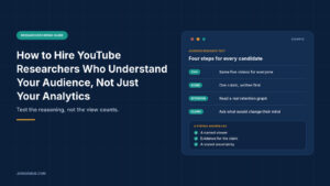 hire youtube researchers