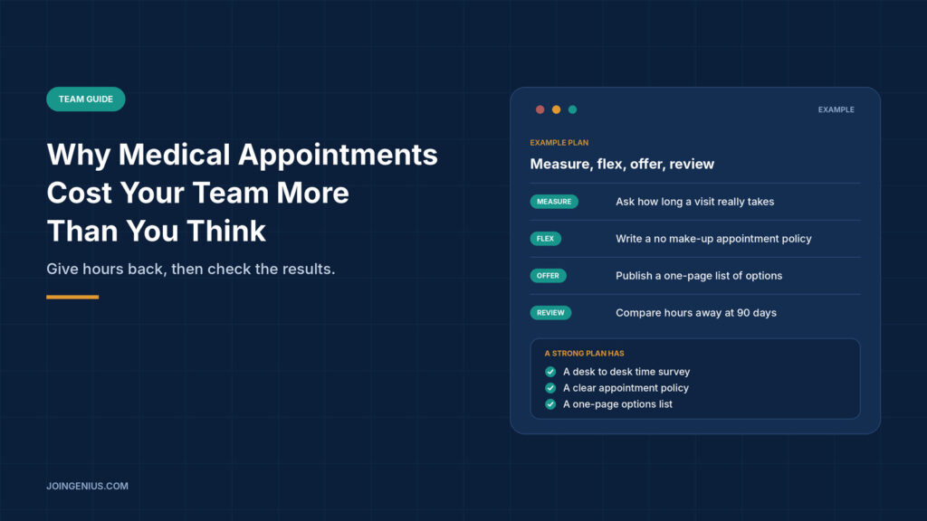 team medical appointments